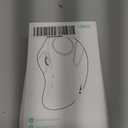 Nulea Wireless Ergonomic Trackball Mouse, Rechargeable, Bluetooth Rollerball Mouse, 44mm Index Finger Trackball, 5 Adjustable DPI, Compatible with PC, Laptop, Mac, Black