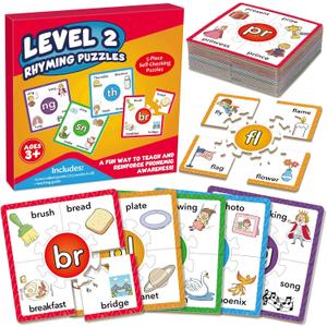 Phonics Puzzle Games, Spelling Games, Phonics Flash Cards, Sight Word Flash Cards for Toddlers, Learning Educational Toys, Kids Preschool Learning Activities, Homeschool Supplies, Learn to Read