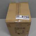 4 Pack White Frosted Glass Shades Replacement, 5.9in Height, 3.9in Diameter, 1.65in Fitter, Cylinder Glass Shade Covers Replacement Globe for Chandelier Pendant Wall Sconces Light Fixtures