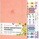 Clever Fox Food Sensitivity Journal  Daily Intolerance & Symptom Log for IBS, Diabetic, Low Fodmap, Elimination Diet  Health Tracker (Peach Pink) (A5 (5.8'' x 8.3''))