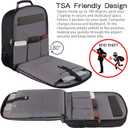 18.4 inch Gaming Laptop Backpacks,Big Capacity TSA Friendly RFID Anti Theft Pocket College Heavy Duty Computer Work bag for Men