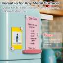 Optomni Clear Fridge Magnets, 36-Pack Transparent Round Magnets for Refrigerator, Office & Classroom  Small Whiteboard Accessories for Dry Erase Boards