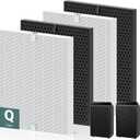 5510 5520 Replacement Filter Q for WINIX 5510 5520 PlasmaWave Air Purifier, H13 True HEPA and Activated Carbon Filter Combo Pack, Part # 1712-0123-00, 2 Set