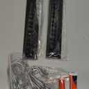 2pcs Utensil Racks with 6 Hooks 11 Inch Mug Holder Under Cabinet Kitchen Utensil Holders Multifunctional (11 inch)