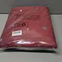 BGment Burgundy Red Velvet Curtains 96 Inches, Christmas Curtains Super Soft Thermal Insulated Blackout Back Tab and Rod Pocket Snow Silver Printed Drapes for Living Room, 2 Panels, Each 52 x 96 Inch