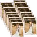 WIFTREY 8x10 Picture Frame Set of 18, Multi Photo Frames 8 by 10 Bulk for Wall Hanging or Tabletop Display, Distressed White