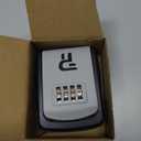 Rudy Run Key Lock Box for Outside – Large Outdoor Lockbox for Keys with Code, 4-Digit Combination Hidden Safe to Hide a Key Outside, Wall Mounted Key Storage for Home, Airbnb, Realtor and Rental