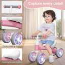 Baby Balance Bike Toys for 12-36 Months Kids Toy Boy and Girls Gifts Toddler Best First Birthday Gift Children Walker No Pedal Infant 4 Wheels Bicycle