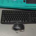 Logitech MK295 Wireless Mouse & Keyboard Combo with SilentTouch Technology, Full Numpad, Advanced Optical Tracking, Lag-Free Wireless, 90% Less Noise - Graphite