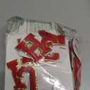 Yilloog 104 Pcs Self Adhesive Chenille Letter Patches Dupes Glitter Chenille Letter Patches Initial for Clothing DIY Mobile Phone Backpacks Hat(Red)