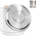 Fire Pit Lid for Solo Stove Ranger, 15 Inch Stainless Steel Cover for Solo Stove Ranger smokeless firepit- Weather-Resistant Accessories for Protection and Tabletop Use (Silver)