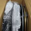 Shirry Group Hubcaps 4-Pack Kit, 17 inch Hub Caps Set of 4 Wheel Covers with Universal Snap-On Retention Rings, 2-Tone ABS Plastic Black and Silver Car Rims for All Models (SG-5084-DP-17)