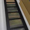 Adeco 7 Openings Black Collage Wooden Photo Frame, Wood Wall Hanging Collage Picture Frame, Wall Decor Made to display Seven 4 x 6 Inches Images Photo Frame for Family, Living Room, Bedroom