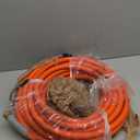 5/8'' Heavy Duty Rubber Garden Hose 50FT, 1200psi Burst, 300psi Working, Hot/Cold Water Hose, -50℉-170℉, 5 Layered Pipe, UV Resistant, 3/4" Brass Fittings for Outdoor, Agriculture