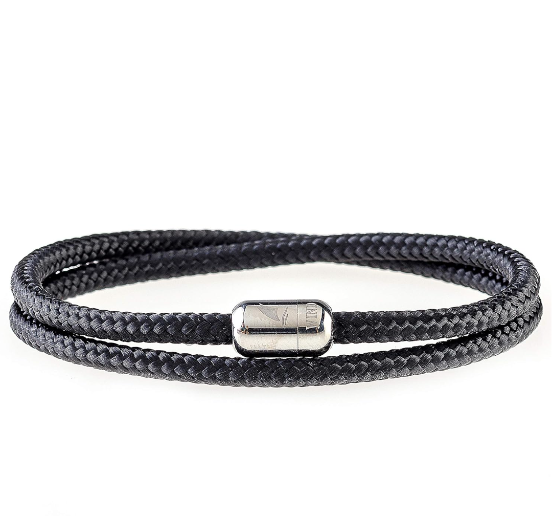 Wind Passion - Men’s Bracelet, Durable Rope Wristband for Men, Versatile Pulseras Para Hombres - Waterproof, Magnetic Clasp, Ideal for Outdoor & Fashion