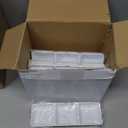 Eaasty 24 Pcs 8.7 x 2.8 Inch 3 Compartment Appetizer Serving Tray Plastic 3 Section Dessert Platters Rectangular Divided Plate White Compartment Serving Dishes Dipping Sauces Dinner Kitchen