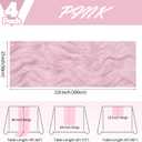 4 Pack Pink Table Runner 10ft Cheesecloth Table Runner 120 Inch Gauze Boho Rustic Sheer Cheese Cloth for Banquet Picnic Baby Shower Party Wedding Holiday Dcor