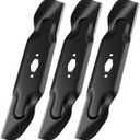 HQPASFY 742P05094 High Lift Blades Compatible with Cub Cadet Enduro XT1-LT50 Ultima ZT1-50 ZT2-50 with 50'' Deck, 490-110-C193 Lawn Mower Blades Replace for Troy Bilt/Craftsman CMXGZAM110193, 3 Pack