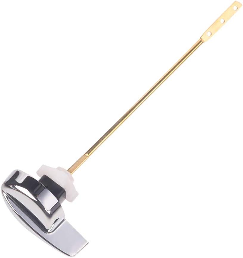 Owfeel Universal Toilet Tank Flush Lever - Deluxe Side Mount Brass Handle Replacement Fit Most Toilets