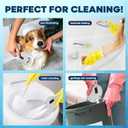 Aqvionic High-Pressure 8-Mode Handheld Shower Head  Anti-Clog Nozzles, Built-In Power Wash for Easy Cleaning, extra-long Stainless Steel Hose, Wall & Overhead Mounts Included