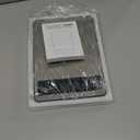 Fuzion Food Scale, 1g/0.1oz Digital Kitchen Scale - 22lb, 7 Units, Tare & PCS, Rechargeable Power, Tempered Glass & Stainless Steel - Food Weight Scale Grams and Ounces for Cooking, Baking (LCD-Piece Counting, Silver)