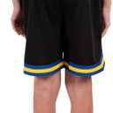 Ultra Game NBA Boys Active Knit Basketball Training Shorts (Black)