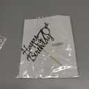 1 Pc Happy 70th Birthday Cake Topper 70 Cake Topper Happy 70 Birthday Cake Decoration for 70th Cheers to 70 Birthday Party Decoration Supplies - Black Glitter