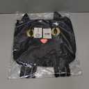Juvale Black Cotton Cat Trick or Treat Bag with Gold Foil Eyes, Reusable for Kids, 11.25 x 15.5 in Canvas Tote for Halloween Parties