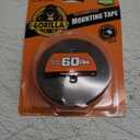 Gorilla Heavy Duty Double Sided Mounting Tape, Black Tape, 1" x 120" (Pack of 1) - Weatherproof for Indoor or Outdoor