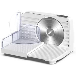 1PC Meat Slicer, Electric Deli Food Slicer, 0-15mm Adjustable Thickness, Suitable for Home and Commercial Use, Cutting Deli Food, Meat, Vegetables, Fruits, Lamb Slicer/Meat Cutter