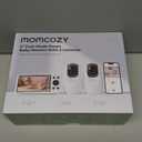 Momcozy BM04 Smart WiFi Baby Monitor with 2 Cameras, 5 1080P Split Screen Video Baby Monitor with Camera and Audio, Clear Night Vision, 5000mAh Battery, 2-Way Audio