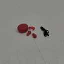 JVC Compact and Lightweight Gumy Mini True Wireless Earbuds Headphones, Long Battery Life (up to 23 Hours), Sound with Neodymium Magnet Driver, Water Resistance (IPX4) - HAA6TR (Red)