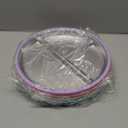 Stainless Steel Baby Plates with Suction, 4 Pack Kids Toddler Plates Set with Sturdy Silicone Suction Base Easy to Clean 9"