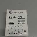 GU24 LED Light Bulb,60 Watt Equivalent Daylight White 5000K,Non-Dimmable,Efficient 9W,800 Lumens Twist and Lock 2 Prong Light Bulbs,15000 Hours,Ideal for Kitchen,Living Room,Bedroom, 4-Packs