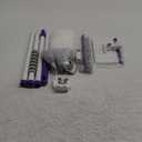 Baseboard Cleaner Tool with Handle, 60" Extendable Long Handle Baseboard Cleaner with 5 Reusable Pads for Baseboards Cleaning, Ceiling, Wall, Floor, Bathroom Kitchen (Purple)