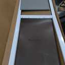 PetSafe Sliding Glass Pet Door - No-Cut DIY Install Doggy Door for Renters - Aluminum Frame - Adjustable Height 75 7/8" to 80 11/16" - Ideal for Extra Large Dogs Up to 220 lb - White