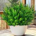 Yastouay 34 Bundles Artificial Flowers for Outdoors, Fake Outdoor Flowers UV Resistant, Faux Plastic Greenery Plants for Outdoor Front Porch Hanging Garden Window Box Farmhouse Home Indoor Decor