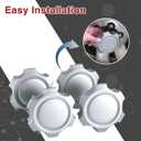 4PCS Wheel Center Hub Caps Compatible with 4Runner 1996-2002, Tacoma 1995-2000 6 Lugs 15" & 16" Rims Replace#: 42603-04030