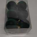 12 PCS Green Velvet Ornaments for Christmas Tree Decorations,Elegant Velvet Christmas Ornaments Balls,Shatterproof Xmas Decorative Hanging Ornaments(2.36 Inch)