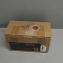 Gusto Nostro White Marble Wine Chiller for Glass and Stainless Steel Tumbler Set of 2 - Freezable Wine Glass Chiller Holder - Cool Set of Chillers and Stemless Metal Wine Tumblers for Home Bar (Black)