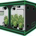 Grow Tent 96"x96"x78", High Reflective Mylar Dark Room with Observation Window, Removable Floor Tray and Tool Bag for Indoor Plant Growing 8'X8