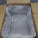 12 Pack Clear Plastic Storage Bins, Pantry Organizers and Storage, Clear Pantry Organizer Bins, Plastic Containers with Handle for Kitchen,Freezer,Cabinet,Closet,Bathroom Under Sink Storage (Medium)