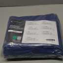 LuxClub 4 PC King Sheet Set, Deep Pockets Wrinkle Free Cooling Bed Sheets Hotel Bedding for Women, Men, Includes 1 Fitted Sheet, 1 Flat Sheet and 2 Pillowcases-Soft Navy