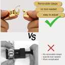 JR.DM Gold Watch Bands for Women Compatible with Apple Watch Band 42mm(S3/2/1) 44mm 45mm 46mm 49mm Adjustable Metal Bracelet for iWatch Series1/2/3/4/5/6/7/8/9/10/11 SE 3/2/1 Ultra 1/2/3 (No Case)
