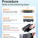 E-Z Ink Compatible TN830XL Toner Cartridge Replacement for Brother TN830XL TN830 TN 830 Toner Cartridges with Brother DCP-L2640DW HL-L2460DW HL-L2480DW HL-L2400D HL-L2405W Printer (4 x TN830XL Toner)