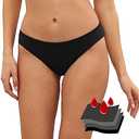 Leoparts Period Swimwear Leakproof Bikini Bottoms Low Rise Swimuit Bottom Briefs for Teen Girls Women.S