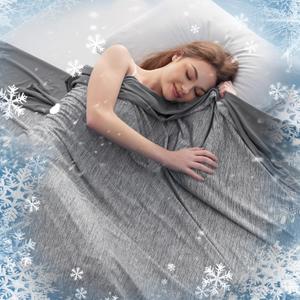 Bedsure Summer Cooling Blanket Twin XL Size for Hot Sleepers with Sports Mesh Design, Arc-Chill Q-Max 0.4 Lightweight Breathable Ice Cold Blanket for Night Sweats, 60 x 90 Inches, Mesh Grey (Twin XL (60" x 90"))