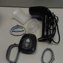 Powerful Handheld Fabric Steamer - 1800W with Fast Ceramic Heat-Up Plate, 2-in-1 Ironing & Wrinkle Remover, Steam Nozzle, Lint Brush - Black, for US 120V Only