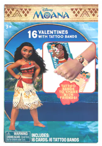 Exchange Cards Tattoo Arm Bands Moana 2 Pack