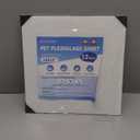 TICONN PET Plexiglass Sheets, 12 Pack Clear Plastic Sheet, Easy to Cut Thin Flexible PET Plastic Sheeting Panels for DIY Art Projects, Crafts, Picture Frames, Signs (12 Pack, 12"x12")